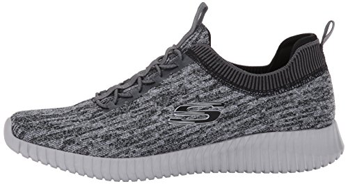 Skechers Elite Flex-Hartnell, Zapatillas Hombre, Multicolor (GYBK Black Mesh/Trim), 43 EU