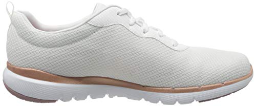 Skechers Flex Appeal 3.0-First Insight, Zapatillas Mujer, Varios Colores (WTRG Black Mesh/Trim), 37 EU