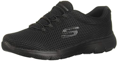 Skechers Summits, Zapatillas Mujer, Negro (BBK Black Mesh/Trim), 41 EU