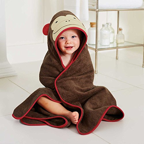 Skip Hop SKI-ZOO-TOWEL-MONKEY - Toalla infantil con capucha, diseño de mono