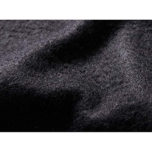 SKJYAYA Chaqueta Capucha Zipper con Cordón Delgado por Ya.M_Ah.A-S Impreso Clásico Casual Sweatshirt Blusa/Dark Grey1 / L