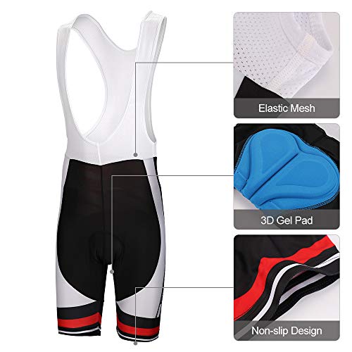 SKYSPER Hombres Jersey + Pantalones Cortos Mangas Cortas de Ciclismo Ropa Maillot Transpirable para Deportes al Aire Libre Ciclo Bicicleta