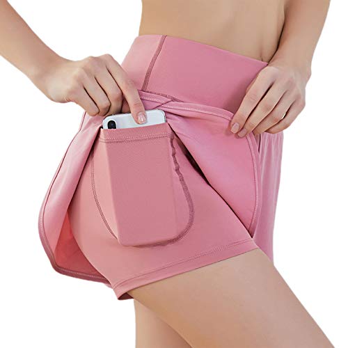 SKYSPER Pantalones Cortos Deportivos para Mujer Pantalón Corto Deportes Cintura Elástica Transpirable Secado Rápido para Yoga Playa Casuales Gimnasio Ejercicio Fitness Running Verano Tamaño S-L