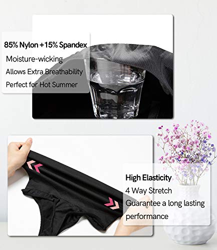 SLIMBELLE Fajas Tanga Invisible Braguita Moldeadora Thong Cintura Media para Mujer String Reductora sin Costuras Sexy Adelgazante Abdomen Elástico Shaping Lenceria-S