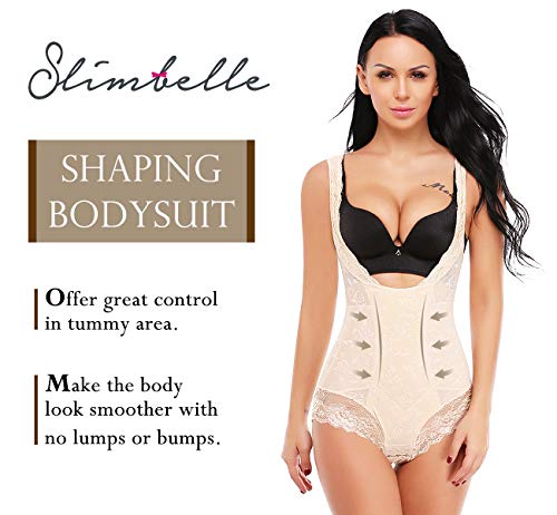 SLIMBELLE® Mujer Body Reductor Bodies Moldeadores Faja Reductora Abdomen Adelgazante Lencería Moldeadora Sin Costuras Corsé Bodysuit Shapewear Body Shaper