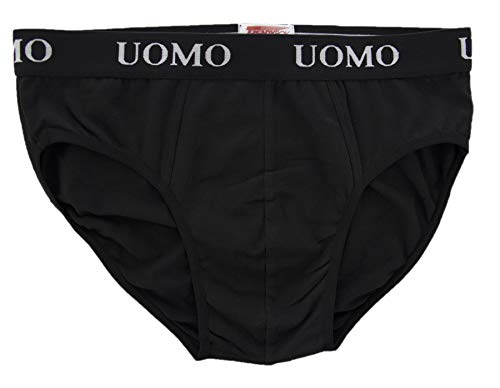 Slip para Hombre, Ropa íntima de algodón de Tejido Suave, Ropa Interior de Cintura Baja, Blanco, Negro, Gris y Azul, Paquete de 6