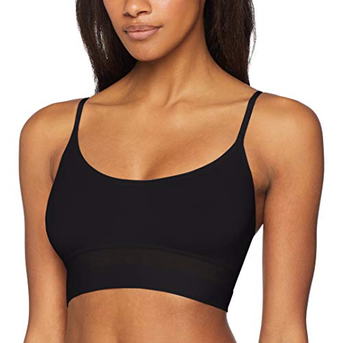 Sloggi Ever Fresh Crop Top Corsé, Negro (Black 0004), 46 (Talla del Fabricante: Large) para Mujer