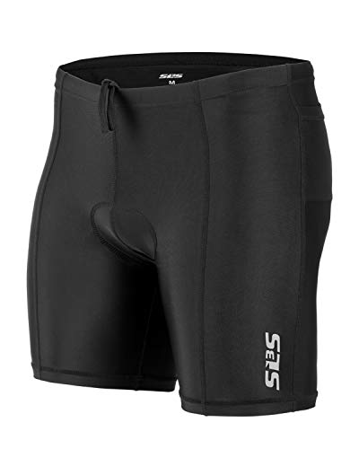 SLS3 FRT 2.0 Tri Shorts | Pantalones Cortos de triatlón para Hombre | 2 Bolsillos | Natación -Ciclismo -Carrera de pie | Diseño Alemán
