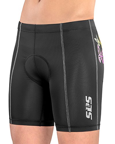 SLS3 | FRT 6” Butterfly Tri Shorts | Pantalón Corto de triatlón para Mujer | Súper cómodo y Duradero | Diseño Alemán