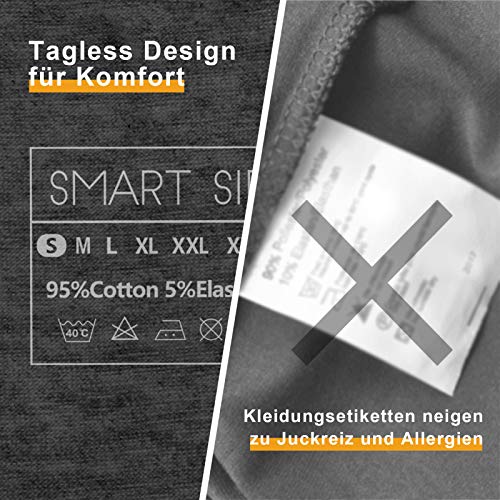 Smart Sir Calzoncillos Hombre (Pack de 3/6), Bóxers Ajustados para Hombre, Boxer Algodon, Ropa Interior Hombres S, M, L, XL, 2XL, 3XL