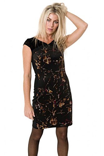 Smash! Devika Vestido básico, Marrón (Brown), 44 (Tamaño del Fabricante:XL) para Mujer
