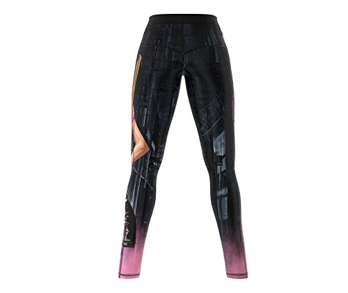 SMMASH Herley Squad Deportivos Leggins Largos Mujer, Mallas Deporte Mujer, Yoga, Fitness, Crossfit, Correr, Material Transpirable y Antibacteriano, (XL)