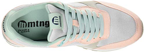 Sneakers Mustang Dasha 69362 Gris y Rosa