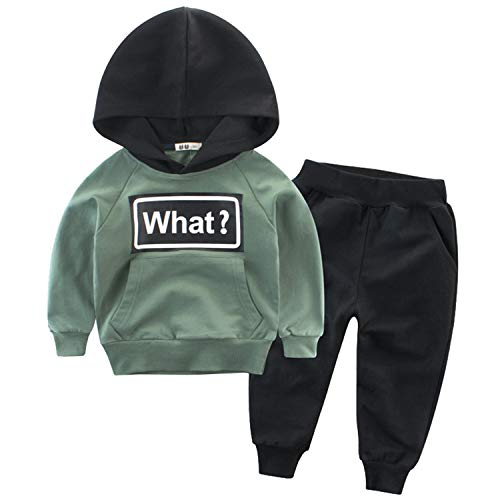 Snyemio Niño Chándales Deportivo Algodon Conjunto Sudadera con Capucha y Pantalones Otoño Ropa Disfraz 2-7 años