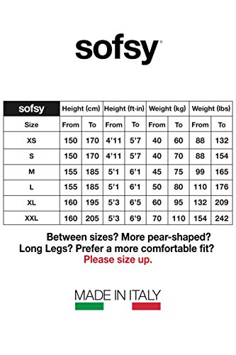 sofsy Encaje a la altura del Muslo con sostenedor de Nylon Pantyhose y medias de silicona Top 15 Den Black 6 - XX-Large