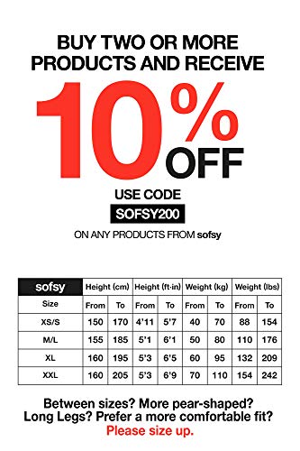 sofsy Encaje de Muslo Alto Opaco con sostenedor de Nylon, Pantyhose de Medias de Silicona Top 60 Den Negro Black 6 - XX-Large