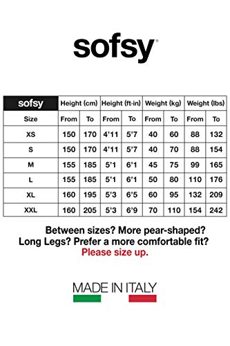 sofsy Medias opaco para mujer Microfibra 40 Den [Hechos en Italia] Lavanda Morado Lavender Purple 2 - Small