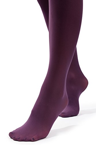 sofsy Medias opaco para mujer Microfibra 40 Den [Hechos en Italia] Lavanda Morado Lavender Purple 2 - Small