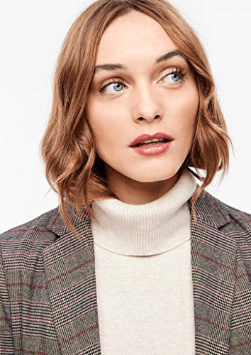 s.Oliver 14.909.54.3732 Chaqueta de Traje, Violeta (Bordeaux Check 49n3), 36 para Mujer