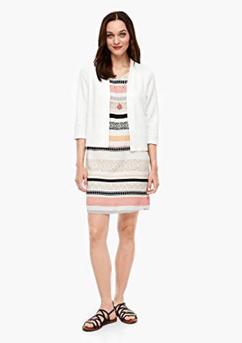 s.Oliver Blazer Casual, 0210 Crema, 42 para Mujer