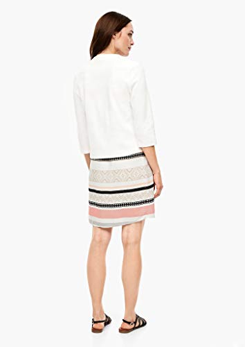 s.Oliver Blazer Casual, 0210 Crema, 42 para Mujer