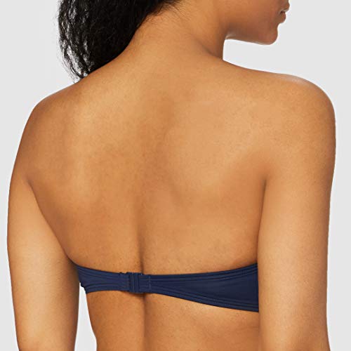 s.Oliver Bügel-Bandeau-Top JPF-27 Tops de Bikini, Azul Marino (Marine 24), 38B para Mujer
