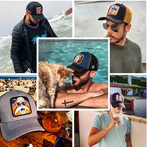 Sombrero de Camionero de Dibujos Animados Gorra de béisbol 58 Estilos Cap Cap -Frieza-54cm-62cm