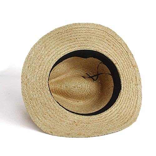 Sombrero De Paja Para Mujer Elegante Verano De Ocasional Sombrero Sombrero Para El Sol Ocio Moda Para Mujer Sombrero De Paja De Rafia Panamá Sombrero De Sol Con Ala Ancha Sombrero De Playa