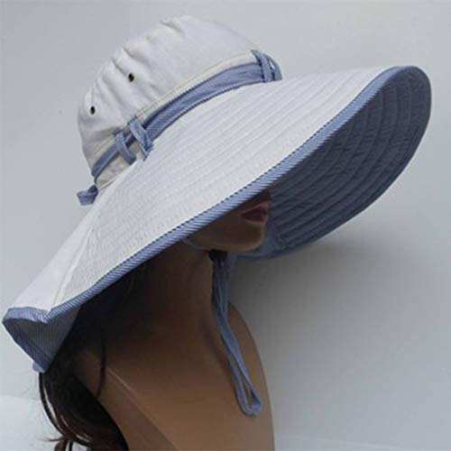 sombrero Moda A lo Largo de Gran ala Grande Femenina del Sol Playa ala Plegable súper Grande Protector Solar Sol Anti-Ultravioleta