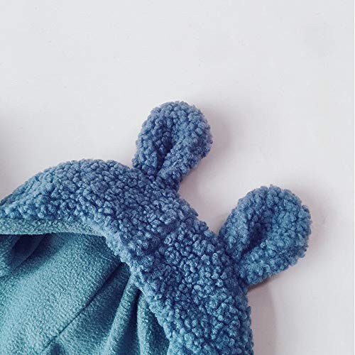 Sombrero para Exteriores de Dibujos Animados cálidos engrosados ​​para niños, Gorro de Orejeras de Color sólido, Amarillo, Traje para 2-6 años