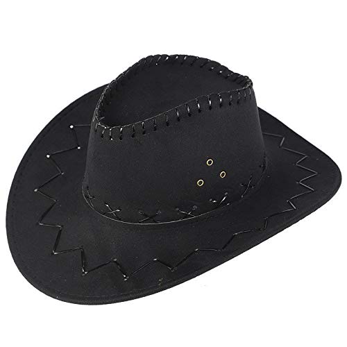 Sombrero Playa Casual Panam para Mujer para Hombre Sombrero para el Sol Verano Viajes al Aire Libre Sombrero de Vaquero Occidental Visera de pastizales Ocio Gorra Montaña riou