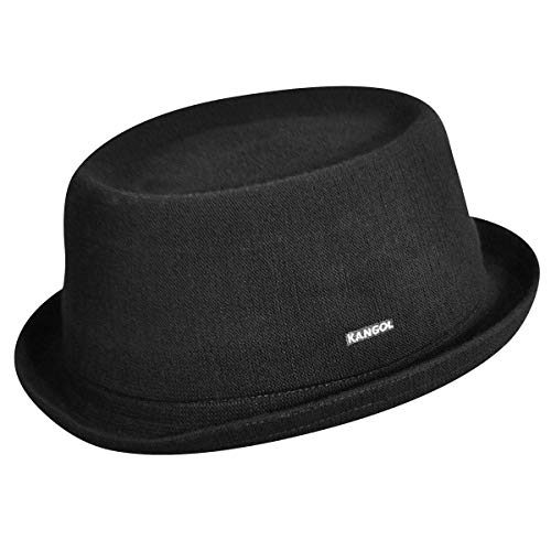 Sombrero Pork Pie Mowbray Kangol sombrero playerbambú (L/58-59 - negro )