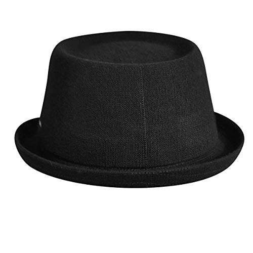 Sombrero Pork Pie Mowbray Kangol sombrero playerbambú (L/58-59 - negro )