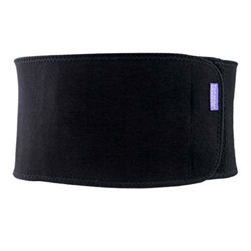 Soporte para costilla rota unisex - Banda de compresión con soporte de costilla de carbón de leña de bambú - Acelera la curación de las costillas fisuradas, dislocadas, fracturadas y postoperatorios