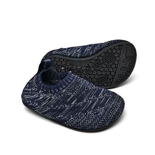 Sosenfer Zapatillas de Estar por casa Kids Slipper Calcetines Zapatos Antideslizantes de Punto para niños y niñas Pantuflas Infantiles Unisex-SHLANHUI-22