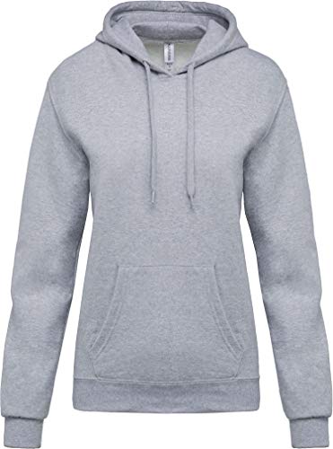 SOUL REBEL - Sudadera con Capucha de Mujer - 280 g/m² - Oxford Grey - S - Mujer