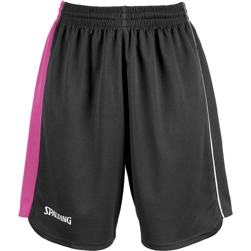 Spalding 4her II Shorts De Equipaciones, Mujer, Negro, XL