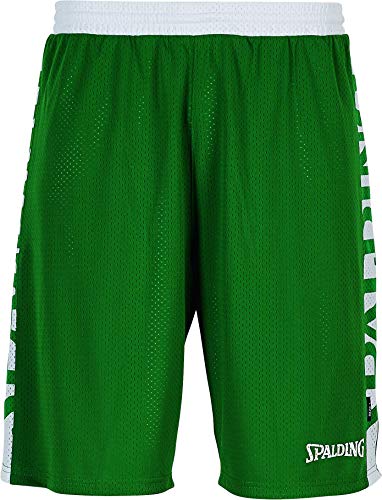 Spalding Essential Reversible Shorts Short, Hombre, Lagoon/White, M