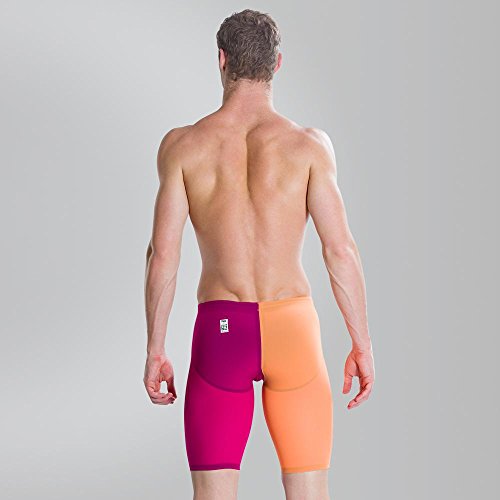 Speedo 8-09145C294 Bañador de Competición, Hombre, Rojo (Magenta/Fluo Orange), 30