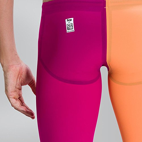 Speedo 8-09145C294 Bañador de Competición, Hombre, Rojo (Magenta/Fluo Orange), 30