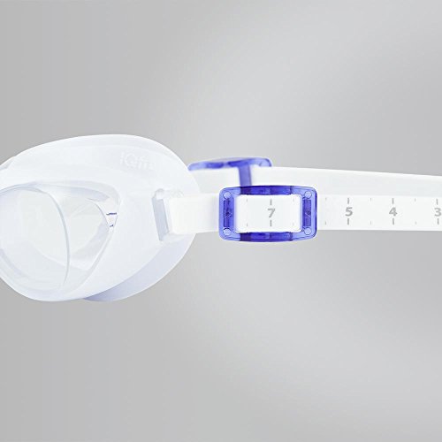 Speedo Aquapure Gafas de Natación, Adult Female, Blanca, Talla única