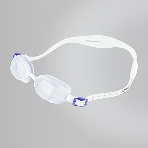 Speedo Aquapure Gafas de Natación, Adult Female, Blanca, Talla única