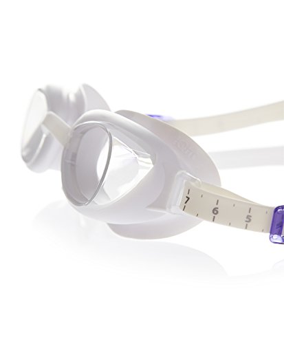 Speedo Aquapure Gafas de Natación, Adult Female, Blanca, Talla única