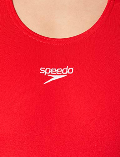 Speedo Endurance+ Medalist Traje de Baño, Adult Female, Rojo, 32 (ES 38)