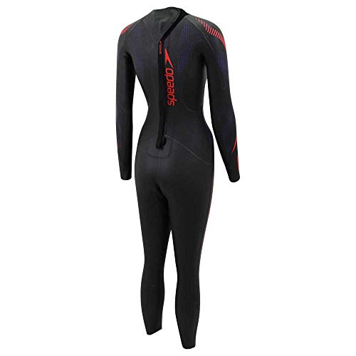 Speedo Xenon Female Fullsuit Traje Neopreno, Mujer, Black/Purple, ST