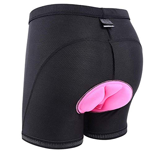 Sportneer Pantalones Cortos de Ciclismo para Mujer con Acolchado 3D para Ciclismo y niña, Ropa Interior,M