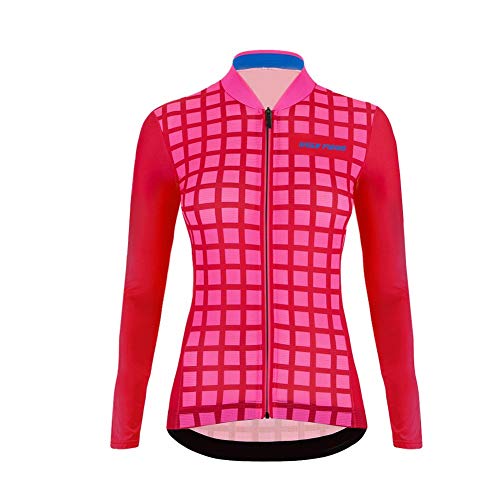 Sports Wear UGLYFROG Manga Larga Maillot Ciclismo Mujer,Maillots de Bicicleta Conjunto de Jersey de Manga Larga Top MTB Jersey Invierno Fleece Clothing