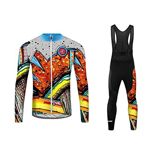 Sports Wear Uglyfrog MTB Invierno más Cachemir Conjunto Ciclismo Hombre Traje Bicicleta Team Maillot Btt Corta+Culotes 20D Gel Equipos