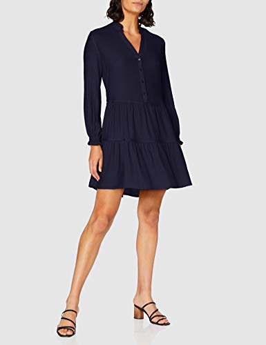 Springfield 5.Frq.Vestido Corto Recto-C/17 Vestido de Fiesta, Azul (Light_Blue 17), 36 (Tamaño del Fabricante: 36) para Mujer