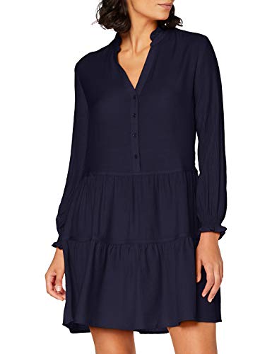 Springfield 5.Frq.Vestido Corto Recto-C/17 Vestido de Fiesta, Azul (Light_Blue 17), 36 (Tamaño del Fabricante: 36) para Mujer